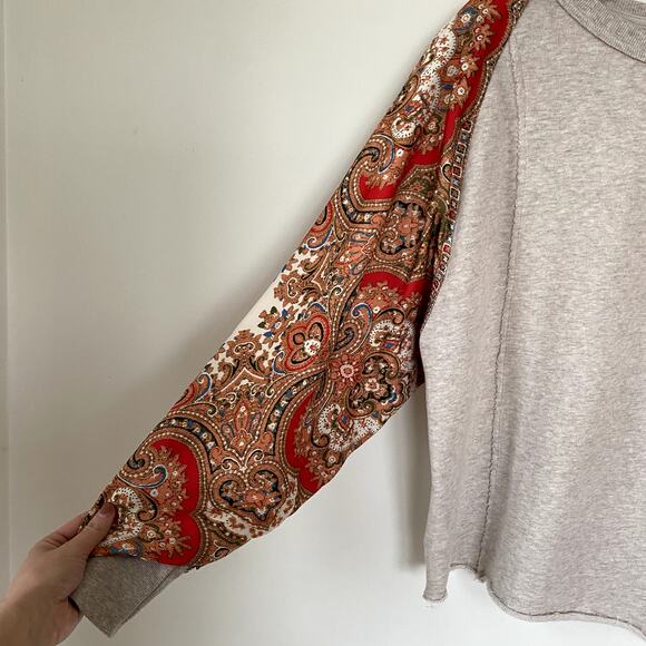 Free People Vintage Affair Pullover in Oatmeal Size Small - Picture 3 of 8